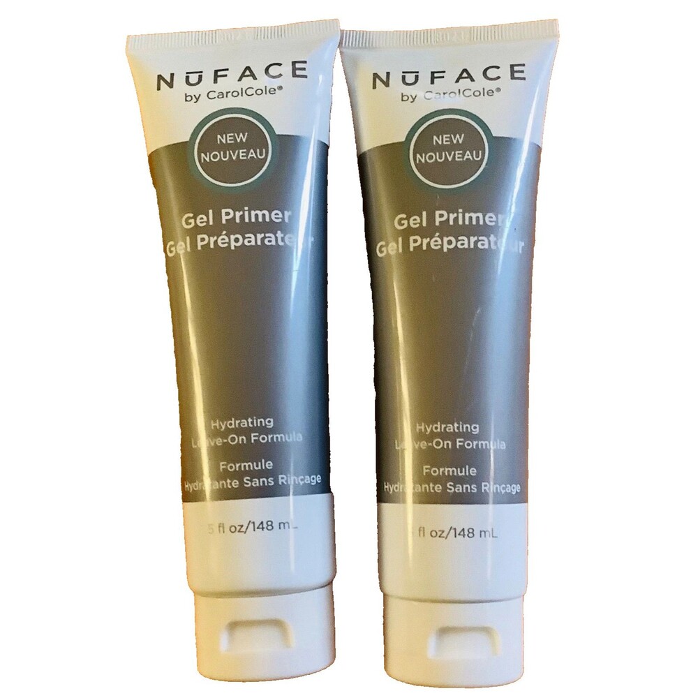 NuFace Gel Primer Carol Cole Hydrating Leave-On Formula 5 fl oz 148mL Set of 2